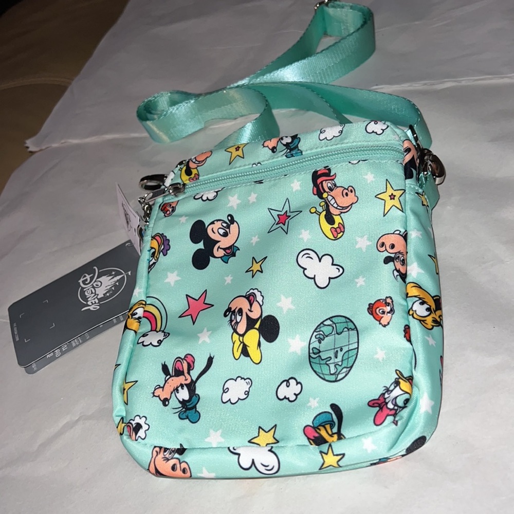 NEW!! Mickey and Friends Crossbody Nylon Bag Purse